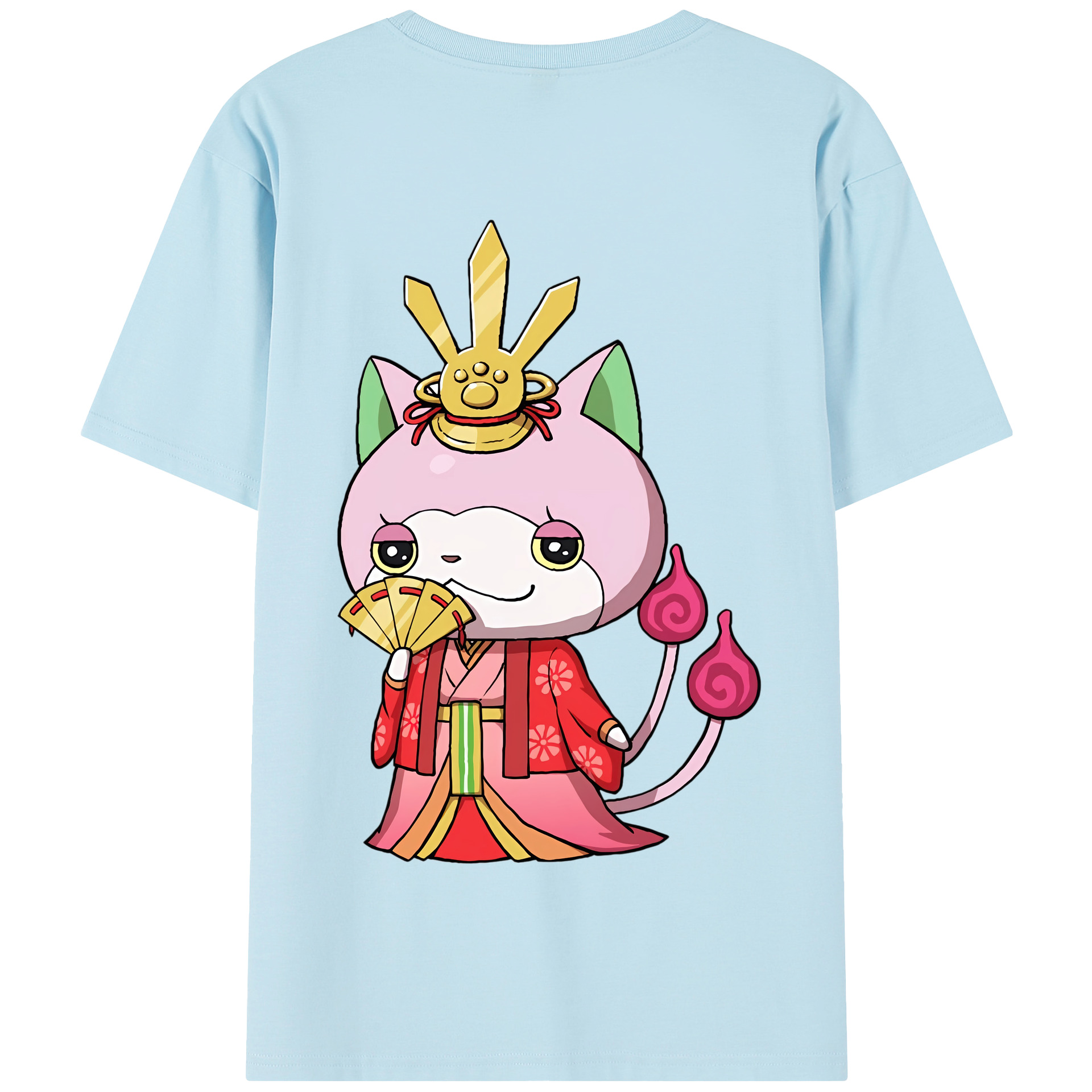 （画像用） 妖怪ウォッチ Yo-kai Watch 綿100％半袖Tシャツ（背面プリント）